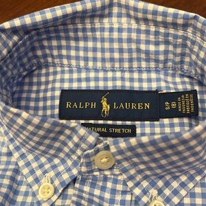 Boys Ralph Lauren button down cotton poplin shirt